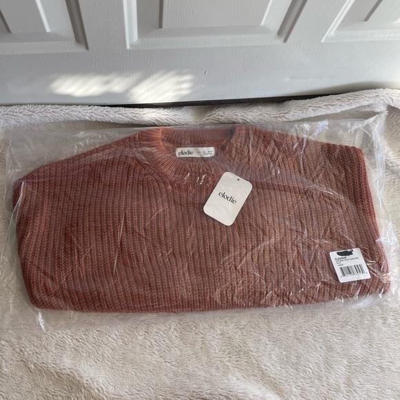 Elodie Rust Crew Neck Sweater - Picture 3 of 8